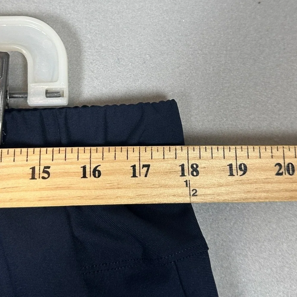 Lululemon Lab Pants Mens XL Navy Blue Technical Trousers Straight Leg Drawstring